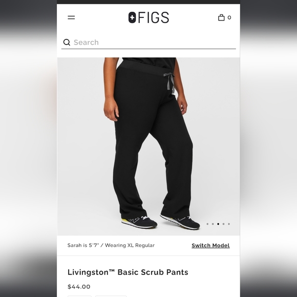 COPY - FIGS XL Navy scrub set - Picture 7 of 7